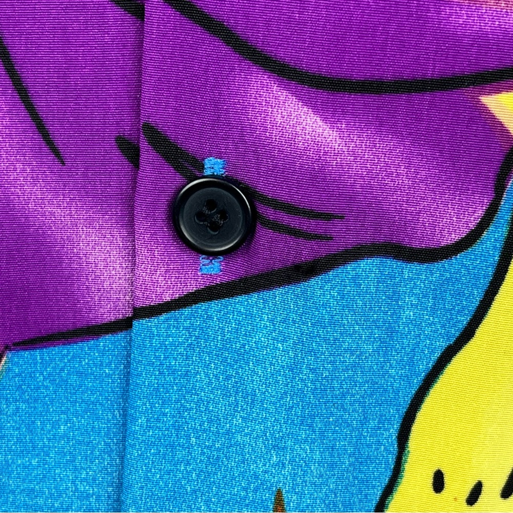Spider-Man Short Sleeve Shirt Size‎ Large Blue Black - Picture 9 of 15